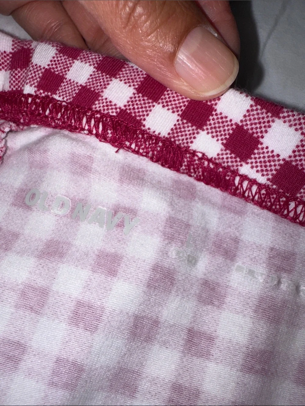 Kids Christmas Gingerbread & Red Gingham leggings